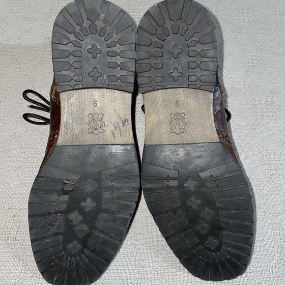 Aston Grey Men’s Ankle Boots Size 9 M Brown Leather Going Out Party City - Picture 6 of 12